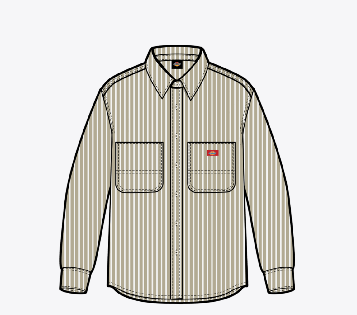 Dickies Men's Hickory L/S Shirt