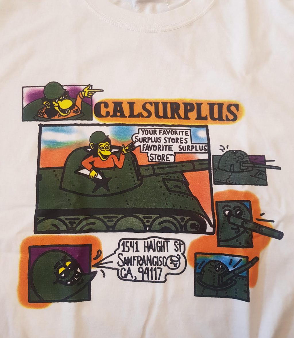 Cal Surplus X Pandemic Animation Art Collab Tee