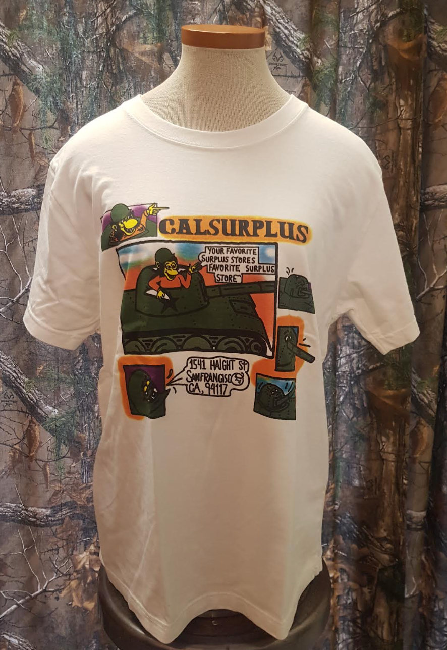 Cal Surplus X Pandemic Animation Art Collab Tee